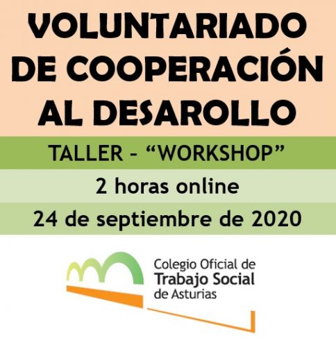 Taller-Workshop online "Voluntariado de Cooperación al Desarrollo" | Gratis