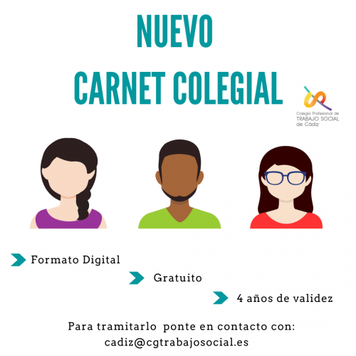 Ya es posible solicitar el nuevo Carnet Colegial en formato digital