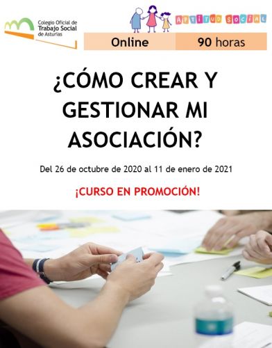 PROMOCIÓN | Curso online "Cómo crear y gestionar mi asociación"