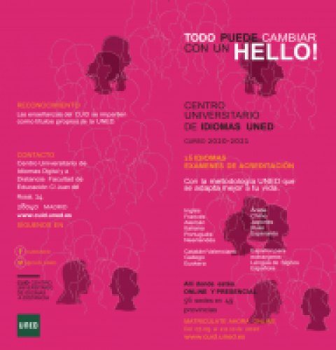Abierta Matriculación Cursos Idiomas CUID UNED
