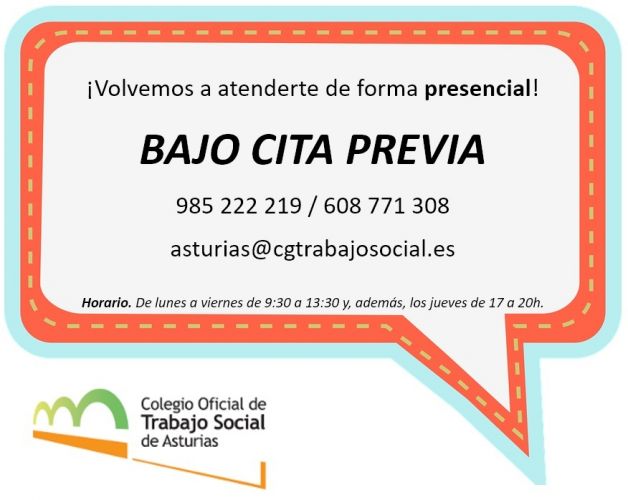 ¡Retomamos la atención presencial! Bajo cita previa