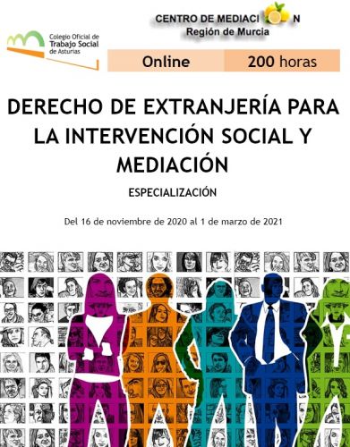 ¡Nuevo, Nuevo! Curso Online "Derecho de Extranjería para la intervención social y mediación"