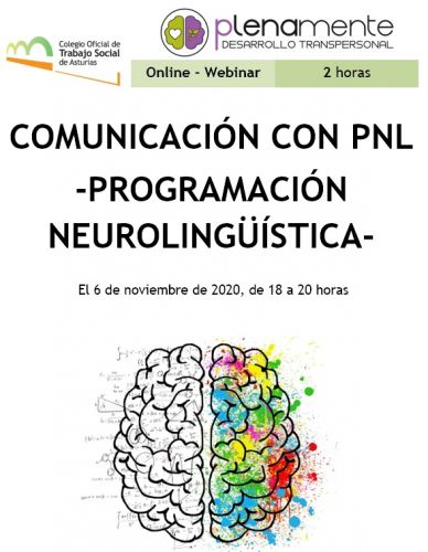 ¡Nuevo, nuevo! Curso Online - Webinar "Comunicación con PNL - Programación Neurolingüística -"