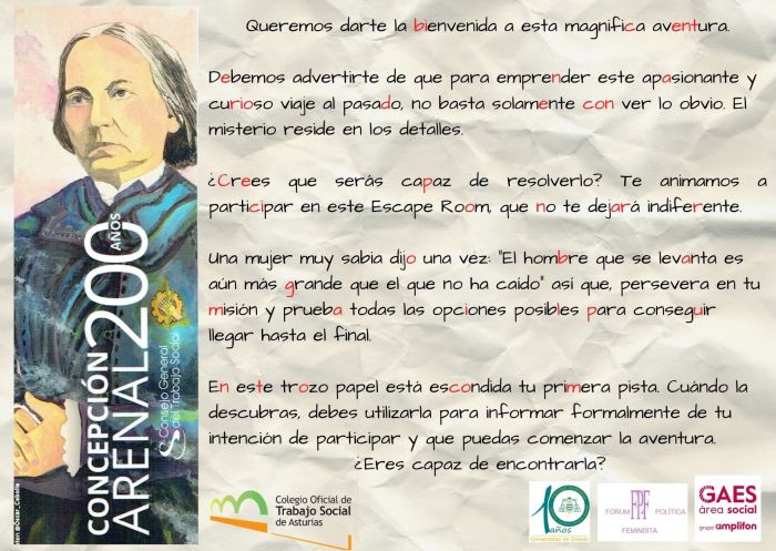 PRIMERA PRUEBA | Escape Room Concepción Arenal