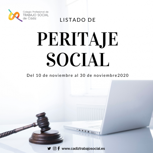 Apertura del Listado de Peritaje Social 2021