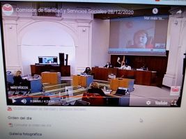 COMPARECENCIA DE LA PRESIDENTA DEL COTS DE CÁCERES  EN LA ASAMBLEA DE EXTREMADURA