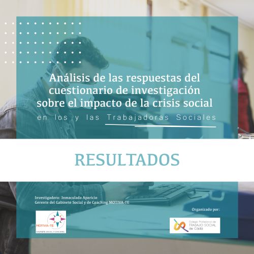 Resultados de la investigación sobre el impacto de la crisis social en los y las Trabajadoras Sociales. Motiva-te y Colegio Profesional de Trabajo Social de Cádiz.