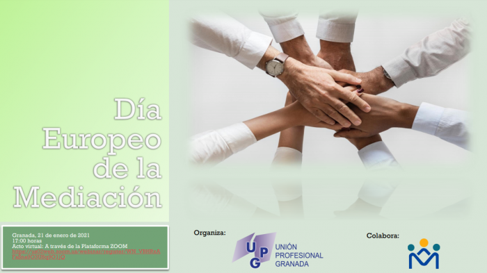 El Colegio celebra el Día Europeo de la mediación con Unión Profesional