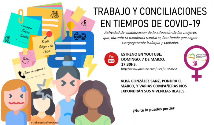 ¿Trabajar y conciliar? ¿Nos cuentas tu experiencia? | #TrabajoSocialFeminista #8M