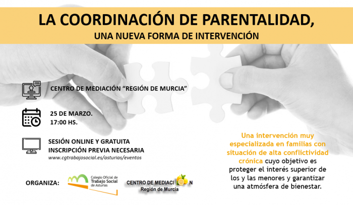 WEBINAR GRATUITA | La Coordinación de Parentalidad, una nueva forma de intervención