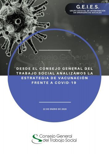 El Consejo General del Trabajo Social publica el tercer análisis de la Estrategia de vacunación frente al COVID-19.