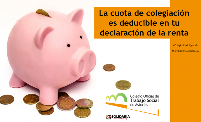 La cuota de colegiación es deducible de la declaración de la renta 2020