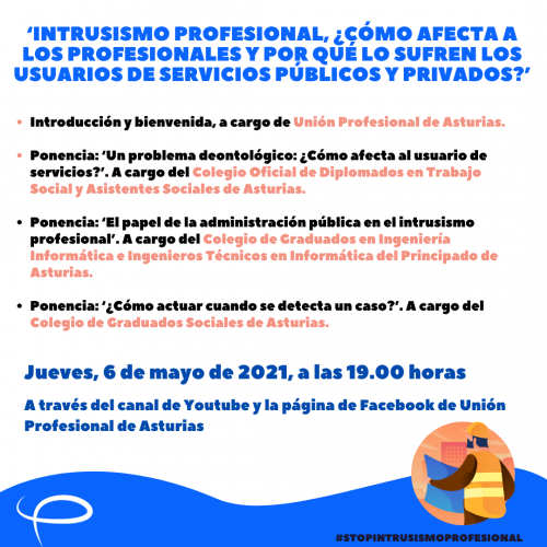 JORNADA | Intrusismo profesional, ¿cómo afecta a las y los profesionales y por qué lo sufren los usuarios de servicios públicos y privados?