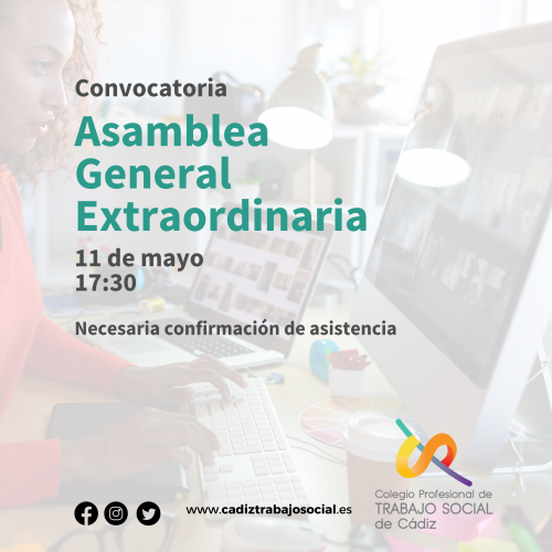 Convocatoria de Asamblea General Extraordinaria. 11 de mayo de 2021.