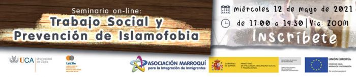 Seminario Online "Trabajo Social y prevención de la islamofobia" el 12 de mayo