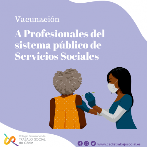 VACUNACIÓN A PROFESIONALES DEL SISTEMA PÚBLICO DE SERVICIOS SOCIALES
