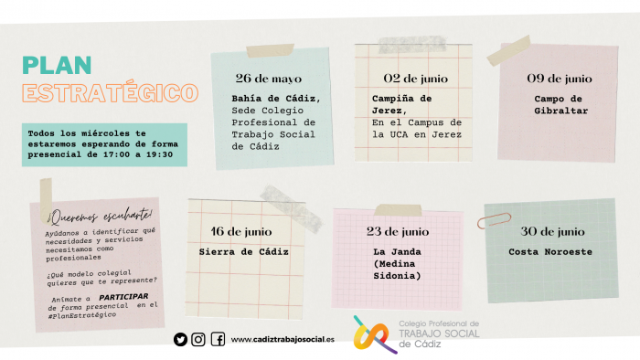 Invitamos a participar en el Plan Estratégico 2022-2026. Evaluemos los servicios del Colegio, opinemos, aportemos, mejoremos y construyamos el Colegio Profesional que queremos.
