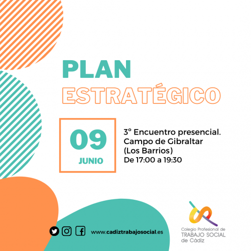 Tercer encuentro colegial del Plan Estratégico del Colegio Profesional de Trabajo Social de Cádiz. Los Barrios.