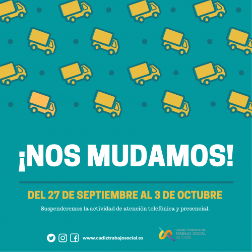 Aviso: Cambio en la atención al público por traslado de sede colegial.