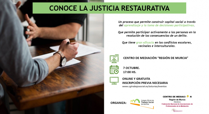 WEBINAR GRATUITA | Conoce la Justicia Restaurativa