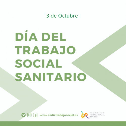 Día del Trabajo Social Sanitario, 3 de octubre.