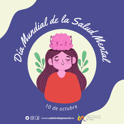 Conmemoramos el Día Mundial de la Salud Mental, promovido por la Federación Mundial para la Salud Mental (WFMH) y apoyado por la Organización Mundial de la Salud (OMS).