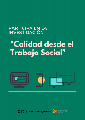 Participa en la investigación: "Calidad desde el Trabajo Social".