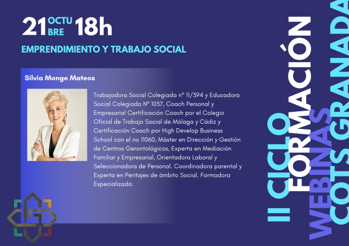 Finaliza el II Ciclo de Webinars formativas del Colegio con la sesión sobre emprendimiento