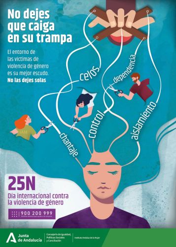 Campaña del Instituto Andaluz de la Mujer por el 25N, Día internacional contra la violencia de género.