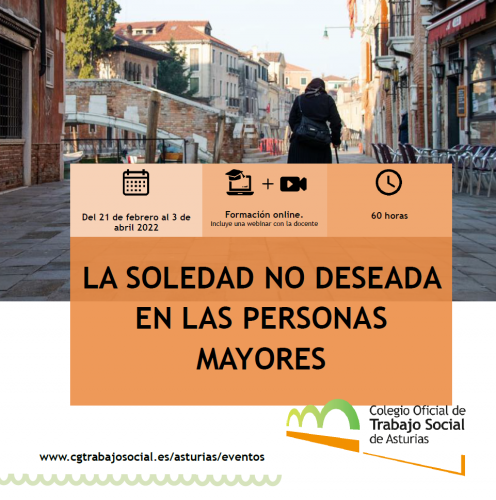 FORMACIÓN | La soledad no deseada en las personas mayores