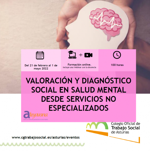 FORMACIÓN | Valoración y diagnóstico social en salud mental desde servicios no especializados