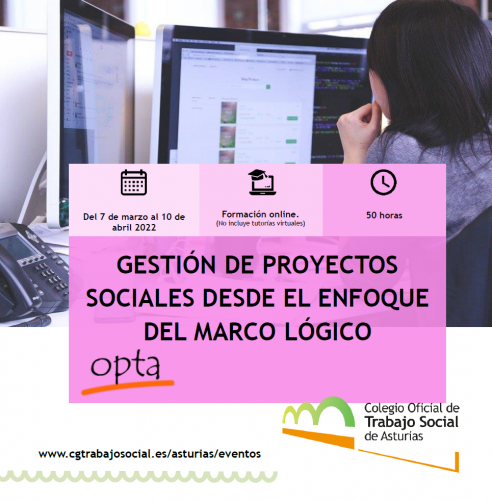 FORMACIÓN | Gestión de proyectos sociales desde el enfoque del marco lógico