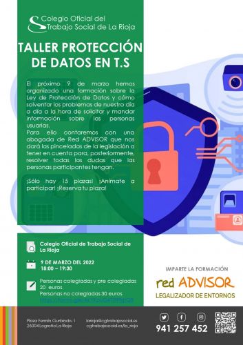 TALLER PROTECCIÓN DE DATOS EN TRABAJO SOCIAL