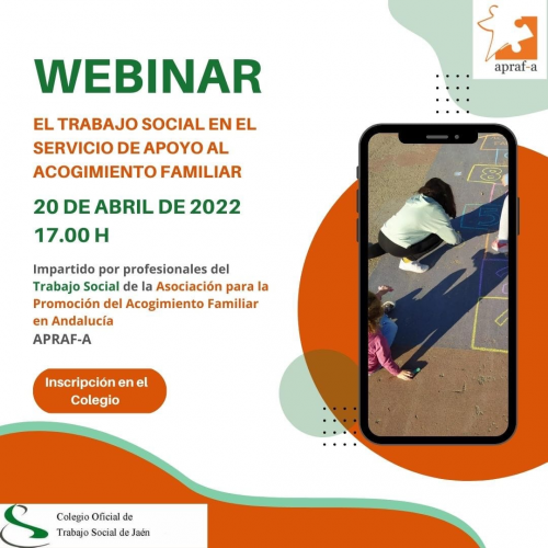 Webinar. El Trabajo Social en el Servicio de Apoyo al Acogimiento Familiar