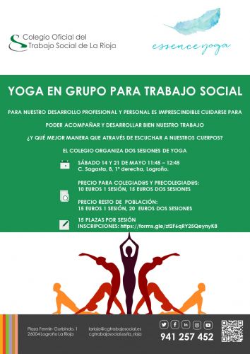 YOGA EN GRUPO PARA TRABAJO SOCIAL