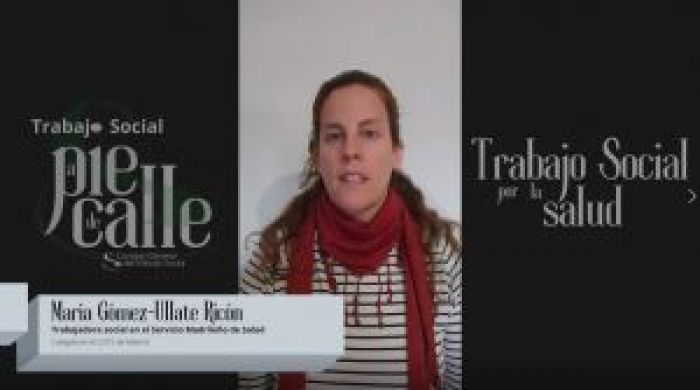 Trabajo Social a pie de calle. Día Mundial de la salud.