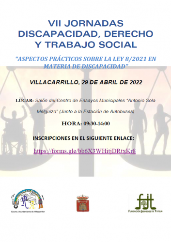 VII Jornadas de Discapacidad, Derecho y Trabajo Social en Villacarrillo
