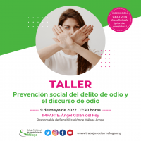 Taller virtual "Prevención social del delito de odio y el discurso de odio"