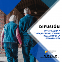 Difusión de investigación a trabajadores/as sociales del ámbito de la gerontología