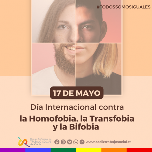 Día Internacional contra la Homofobia, la Transfobia y la Bifobia