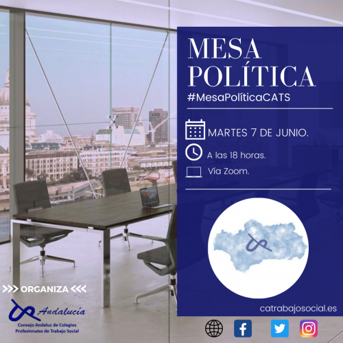 #MesaPolíticaCATS | Participantes de la Mesa Política organizada por el Consejo Andaluz