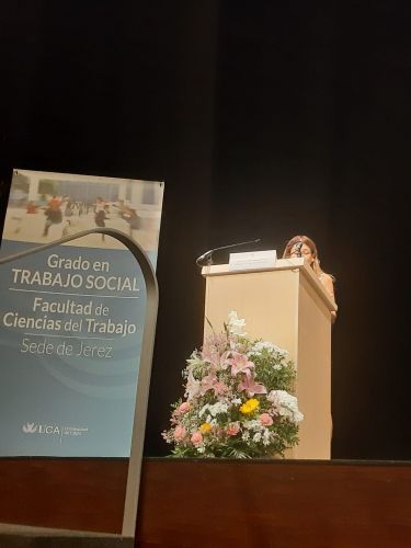 Asistimos al acto de graduación de la promoción 2018-2022 del Grado en Trabajo Social de la Universidad de Cádiz.