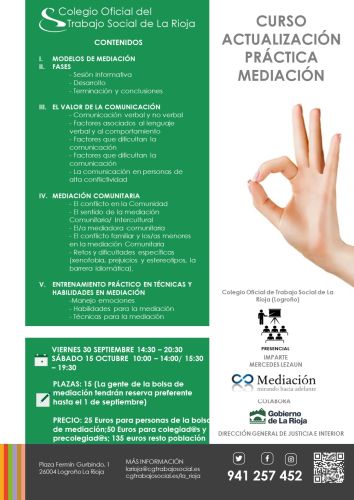 CURSO ACTUALIZACION PÁCTICA MEDIACIÓN