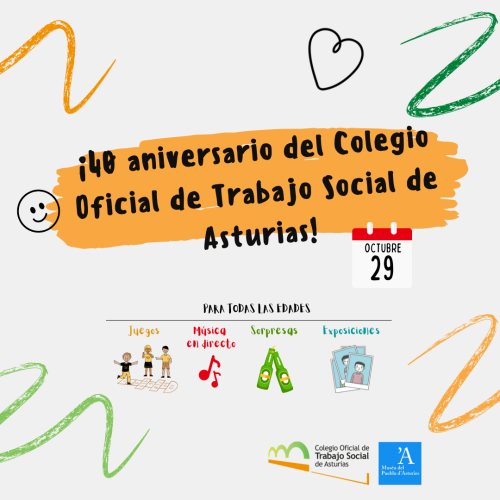 40 ANIVERSARIO l 40 años de unión y defensa del Trabajo Social