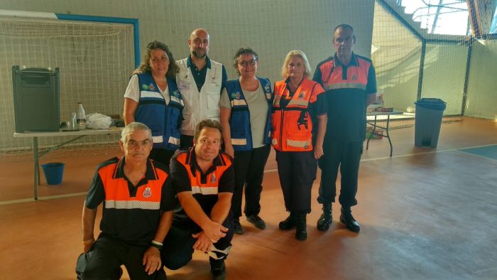 Nuevamente el GISEEX interviene en el Incendio forestal de Sierra de Gata.