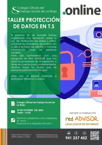 TALLER PROTECCION DE DATOS EN TRABAJO SOCIAL