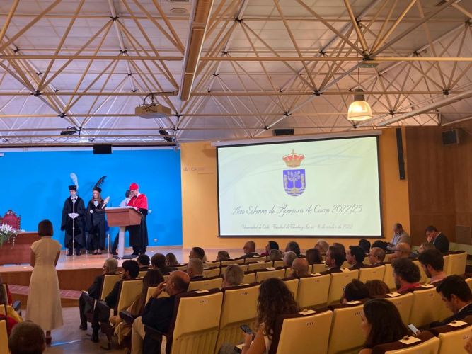 Asistimos al acto de apertura del curso académico 2022-2023 de la Universidad de Cádiz