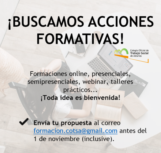 PROPUESTAS FORMATIVAS | Envíanos todas tus ideas, estamos preparando el Plan de Formación 2023