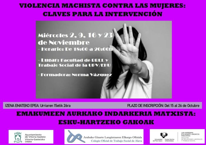 VIOLENCIA MACHISTA CONTRA LAS MUJERES: Claves para la intervención