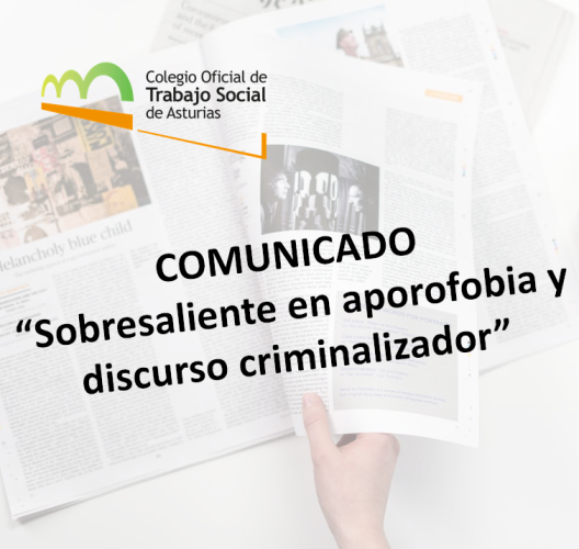 COMUNICADO | Sobresaliente en aporofobia y discurso criminalizador